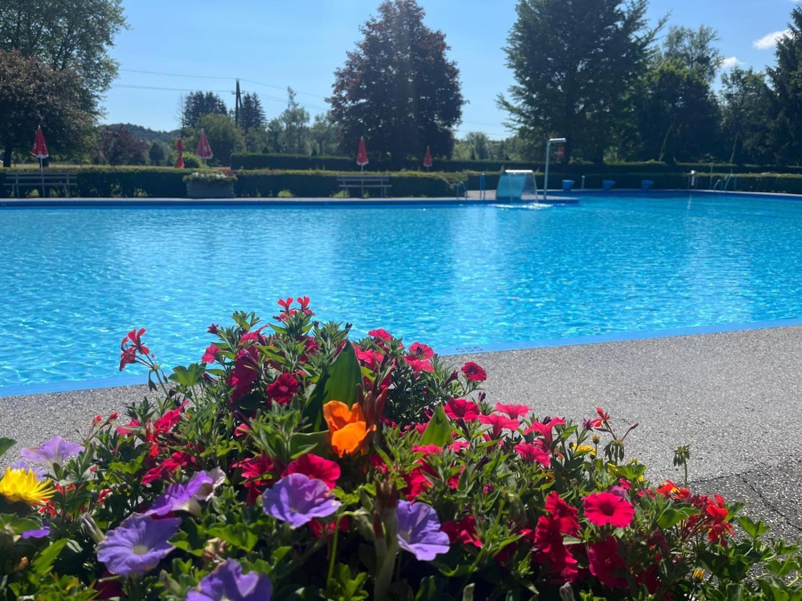 Ferienwohnung Am Freibad 里欧查赫 外观 照片